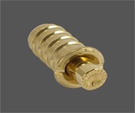 Mighton Push Ventlock Polished Brass | finish - Polished Brass :: code - PVPB - Click to Enlarge